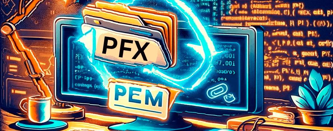 How to convert your .pem certificate into pfx and using it in IIS